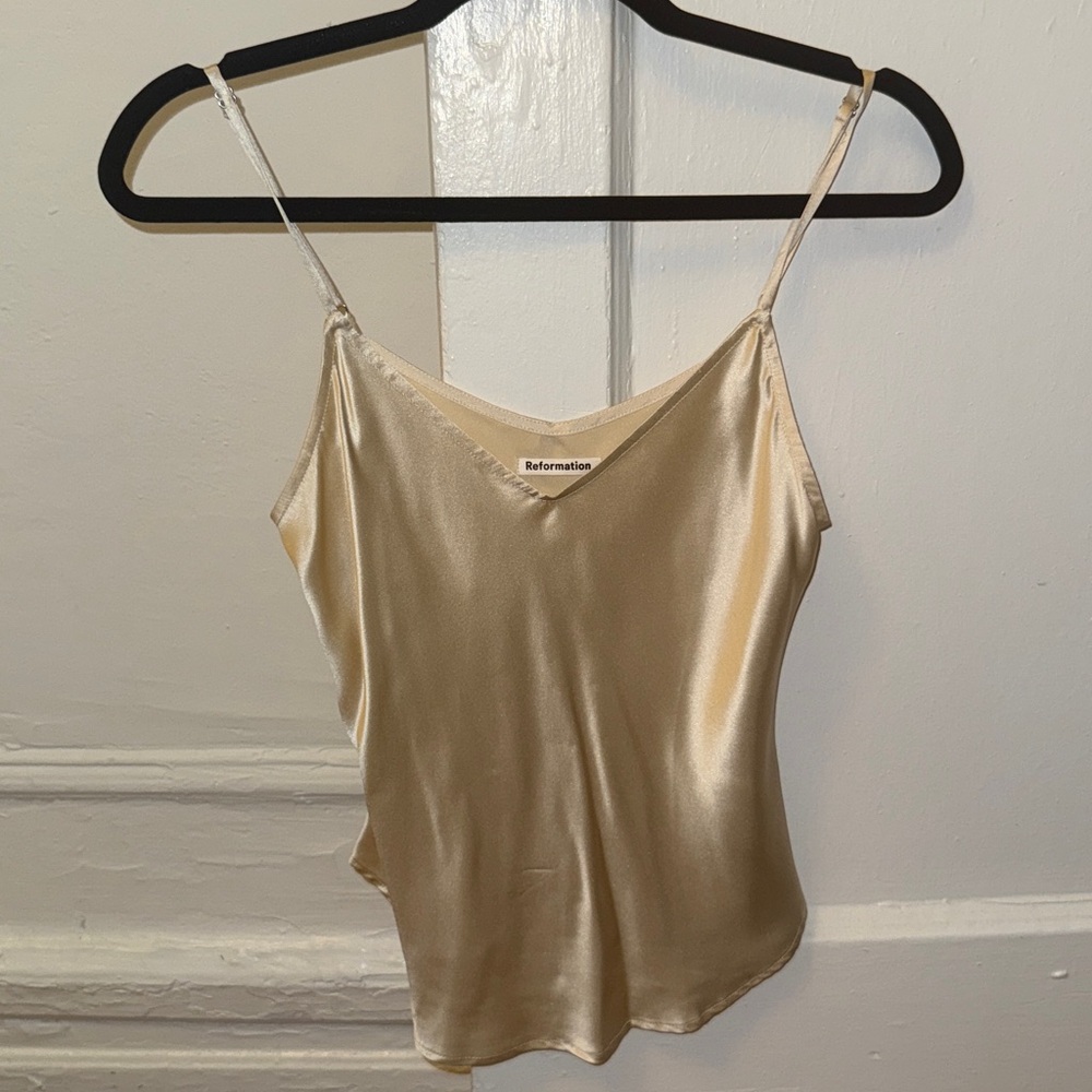 Reformation 100% Silk Size Small Tank